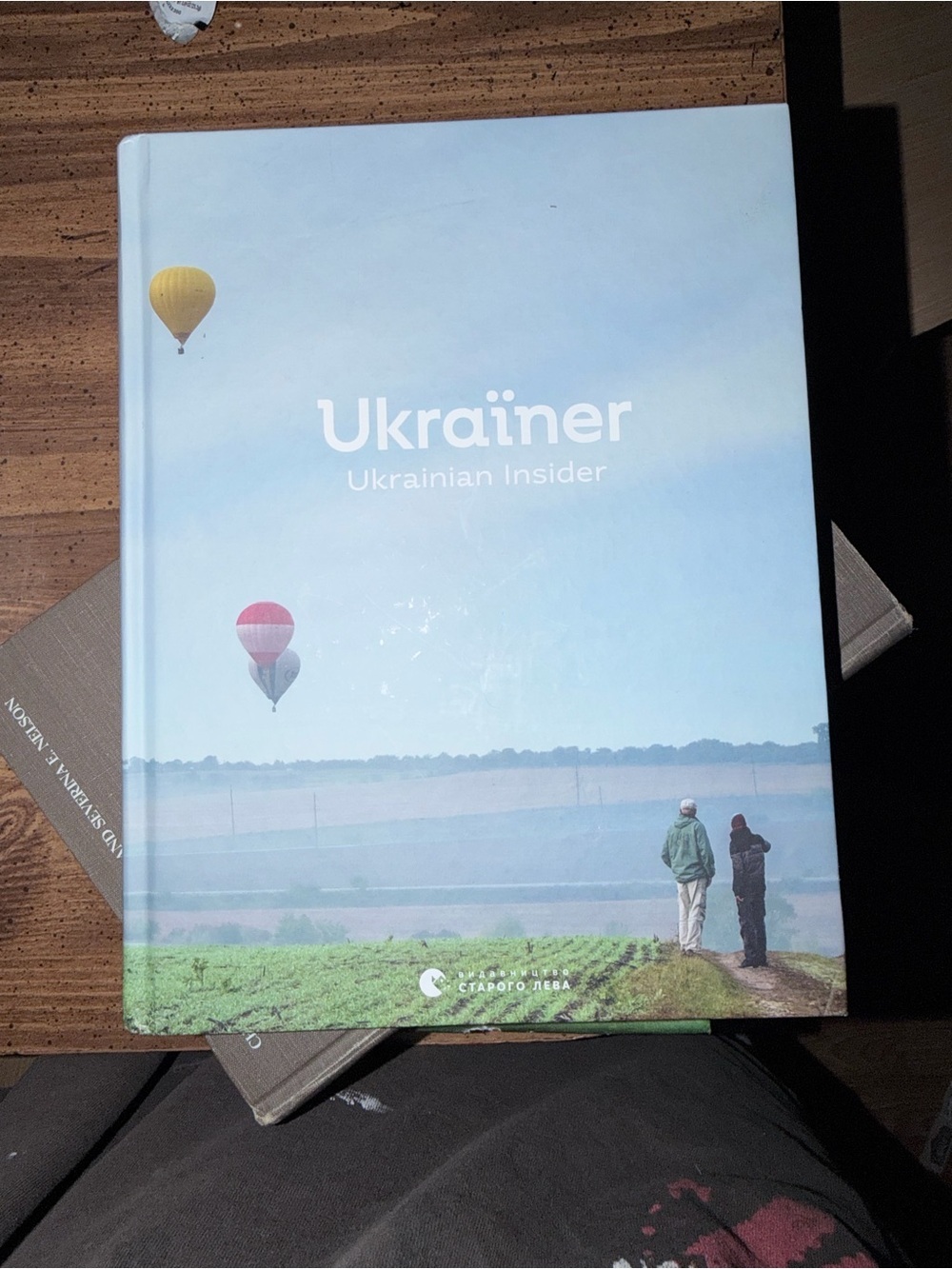Ukrainer Ukrainian Insider Hardcover Book - Light Blue Cover History Art